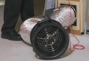 Halcyon does duct leakage testing 